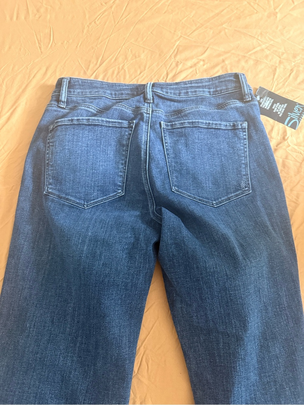 Silver Jeans Dark Blue Wide Leg Jeans - Picture 7 of 9
